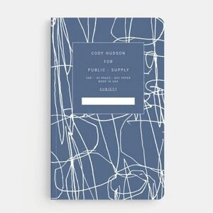 Blue White 5 X 8 inches Journal Subject Notebook Stationary NEW